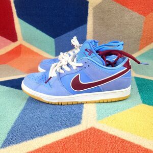 Nike SB Dunk Low PRM Pro DQ4040-400 Phillies Valor Blue Team Maroon Size 8